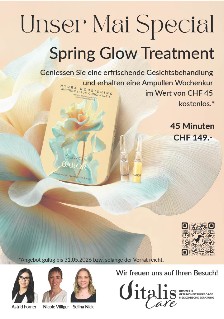 Vitalis Kosmetik - Flyer Mai Special Spring Glow Treatment